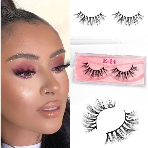 3d mink lash vendor wholesale with private lable 100% real mink lashes thick/long/natural clear band make up tools
