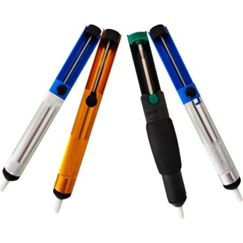 Aluminum Metal Desoldering Pump Suction Tin Gun Soldering Sucker Pen Removal Vacuum Soldering Iron Desolder Hand Welding Tools