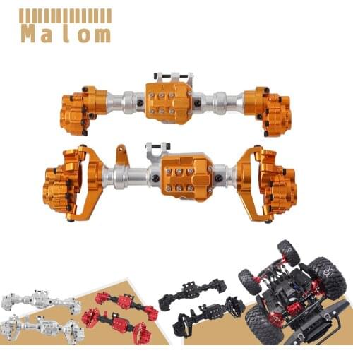 Aluminum Portal Axle Housing TRX4 for 1/10 RC Crawler Traxxas TRX-4 Defender Bronco G500 Chevrolet Metal Upgrade Parts