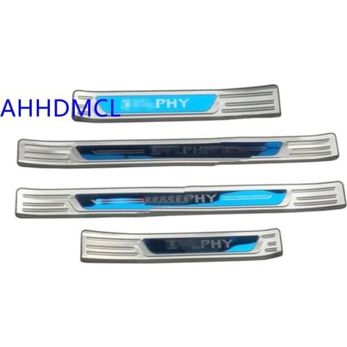 Car Welcome Pedal Threshold Strip Door Sill Strip For Nissan Sylphy 2016 2017 2018 2019 2020