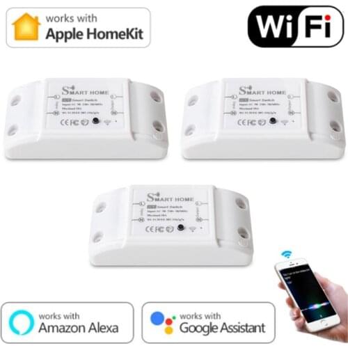 Smart Life APP Home WiFi Wireless Remote Control Switch Breaker LED Light Lamp Controller For Apple HomeKit/Tuya/Alexa/Google Ho