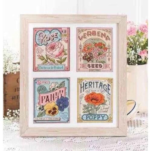 M200918Homefun Cross Stitch Kit Package Greeting Needlework Counted Cross-Stitching Kits New Style Counted Cross stich Painting