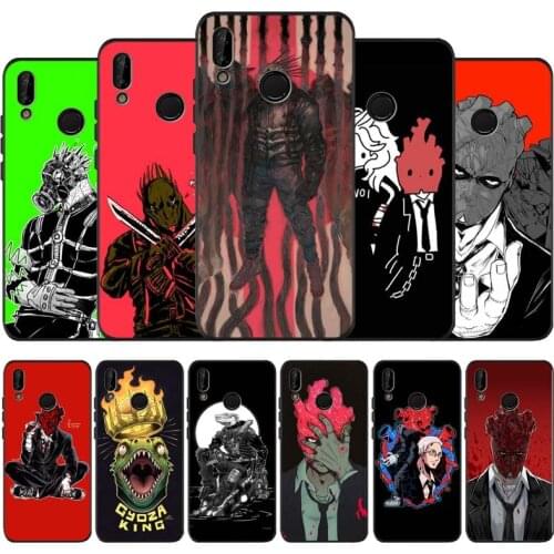 Dorohedoro Anime Black Soft Phone Case For Huawei P40 P30 P20 Mate 10 20 30 40 Pro lite Plus P smart 2019 2020 TPU Cover