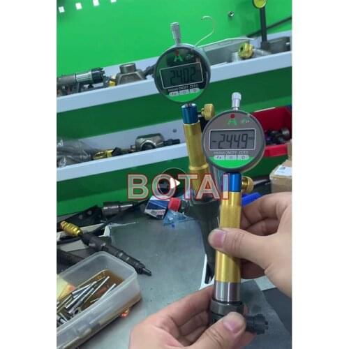 For Bosch EURO6 0445 111 Series Diesel Common Rail Injector AHE Armature Lift Travel Solenoid Valve Measuring Test Tool Seat