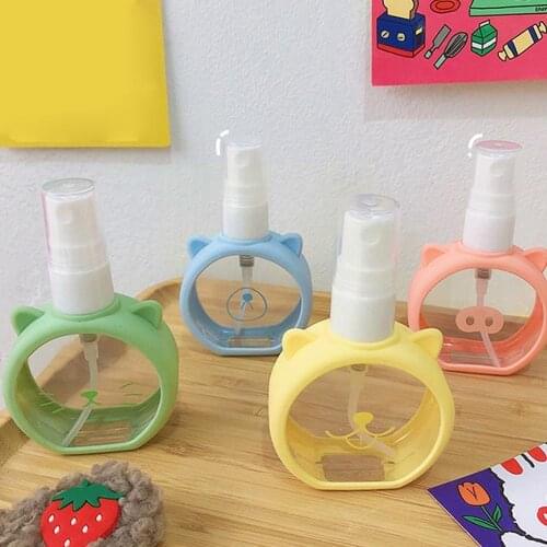 Travel Refillable Liquid Spray Alcohol Bottle Empty bottle Atomizer Perfume spray Moisturizer For Cosmetics Portable Contai Y1W8