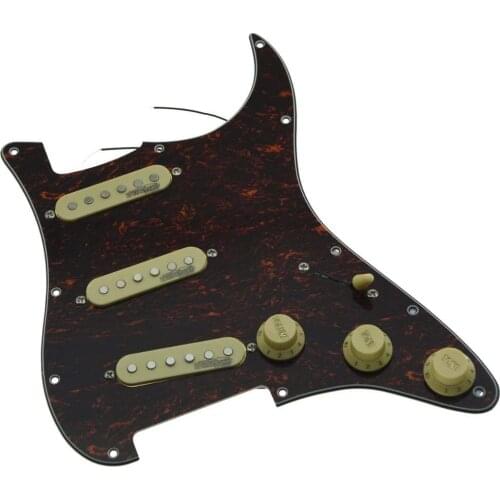 Electric Guitar Pickguard Prewired Pickguard with Wilkinson Pickups for Strat