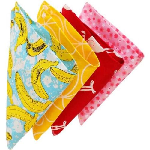 Fashion Custom 55*55cm Square Bandana Cotton Sport Headband Printed For Women/Men/Boys/Girls