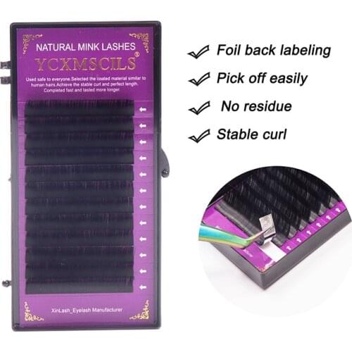 Ycxmscils Individual Volume Eyelash Extensions False Eyelashes Artificial Lashes For Makeup Handmade Natural Classic Lash Extens