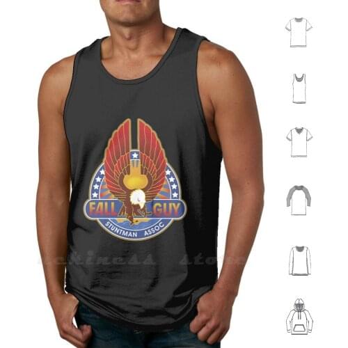 Fall Guy Tank Tops Vest 100% Cotton The Fall Guy Tv Show 80s Retro Retro Tv Colt Seavers Howie Jody Cool