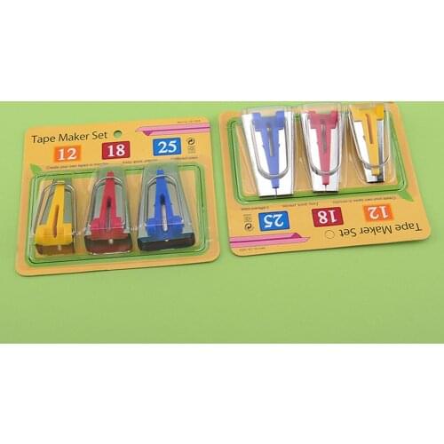 Practical Bias Tape Makers DIY Patchwork Quilting Tool for Sewing Machine Stainless Steel Sewing Quilting Hemming Tool