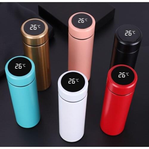 Factory direct stainless steel thermos cup intelligent temperature display 304 stainless steel high-grade thermos cup custom X66