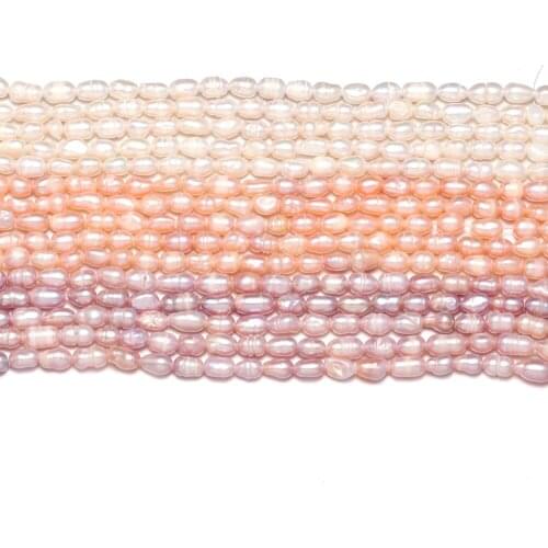 Real Natural Freshwater Pearl Beads Baroque Loose Beads DIY Craft Necklace Jewelry Making 4-5mm