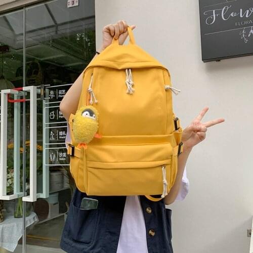 Multicolor student backpack, storage backpack, multi-functional school bag, new product in 2020, one-shoulder handbag