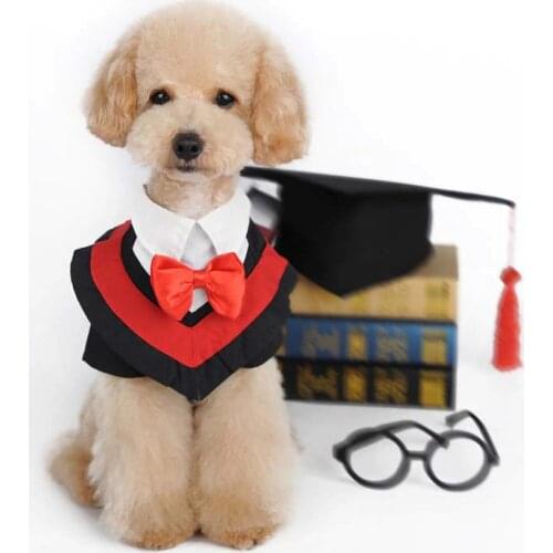 Dog Tudexo Dr.Shirt Puppy Wedding Suit with Bow Pet Formal Clothes XS to XXL