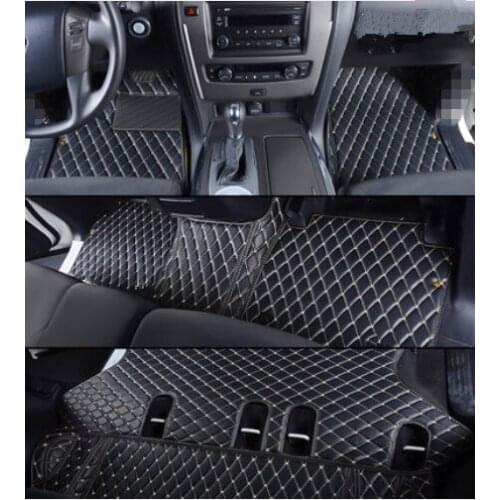 High quality! Custom special car floor mats for Infiniti QX80 7 8 seats 2021 waterproof durable rugs carpets for QX80 2020-2013