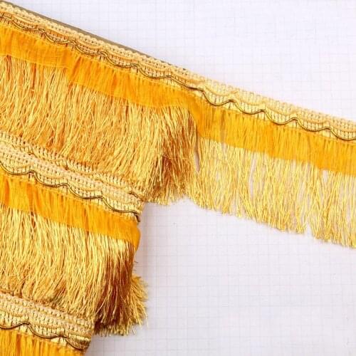 12meters/lot 10cm wide Tassel Fringe Lace Trims Diy Sewing Stage Wedding Dress Ribbon Handmade Curtain table clothing Decoration