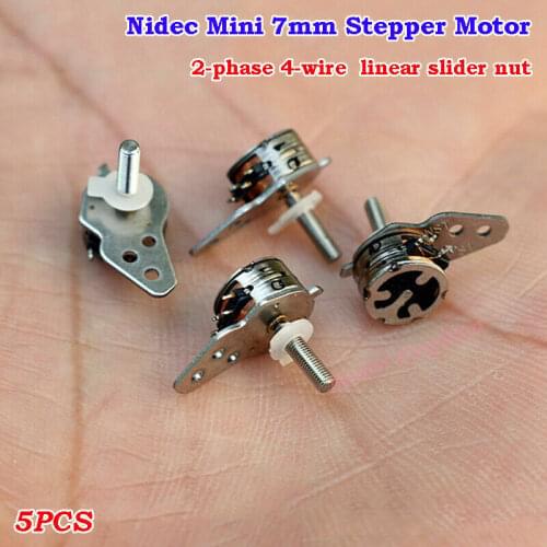 5PCS Nidec 2-Phase 4-Wire Mini Micro Stepper Motor linear screw slider block Nut