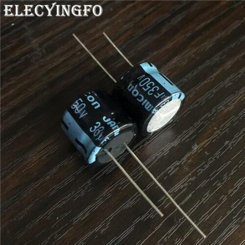 50pcs 33uF 350V33uf JAMICON TK Series 18x16mm High Quality Low profile 350V33uF Aluminum Electrolytic capacitor