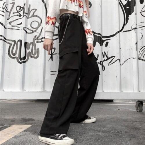 Women Pants Draping Workwear Mens Womens Spring/Summer Straight High Waist Loose Casual Pantalones De Mujer