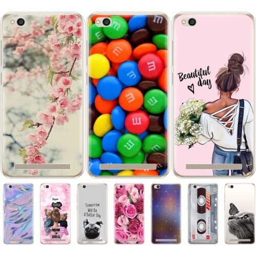 Cases for xiaomi Redmi 5A 5.0 inch Phone Case silicon for Hongmi 5A Shell Painted back Cover for Redmi 5a