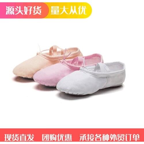 Childrens Dance Shoes Girls Soft Sole Shoes Practice Shoes Adult Dancing Body Shoes Teachers Ethnic Flesh Color Ballet Shoes