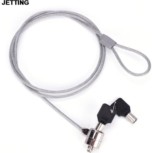 JETTING Anti-Theft Office Notebook Laptop PC Computer Desk Key Security Lock Chain Cable Drop Shipping