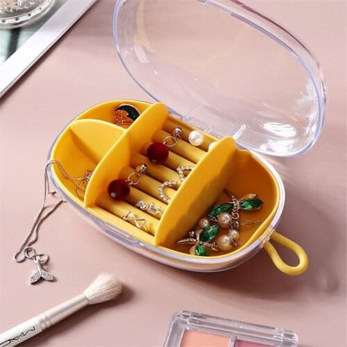 Creative Portable Jewelry Storage Box Simple Stud Earrings Ring Necklace Jewelry Storage Small Box