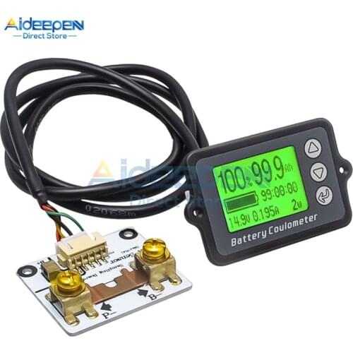 DC 80V 50A 100A 350A Battery Coulometer TK15 Professional Precision Battery Tester Coulomb Counter For LiFePO/Lithium/Lead Acid