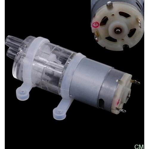 Mini 385 DC 6V-12V High Temperature Resistance 100 Degrees Celsius Micro Water Pump Diaphragm Water Pump Vacuum Pump
