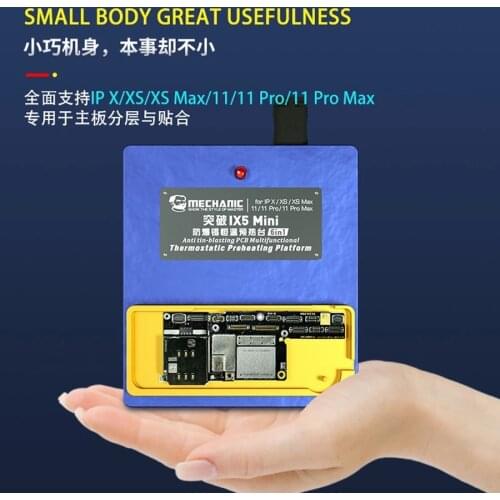 MECHANIC For iPhone X/XS/MAX/11/11 Pro Max Motherboard Layering Upper/Lower Split Preheater Logic Board Rework Heating Station