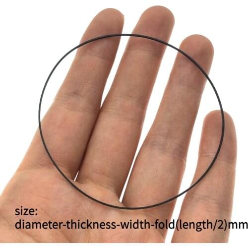 0.5mm thick width transmission rubber drive belt for Sony walkman repeater cassette deck counter audio tape recorder turntable