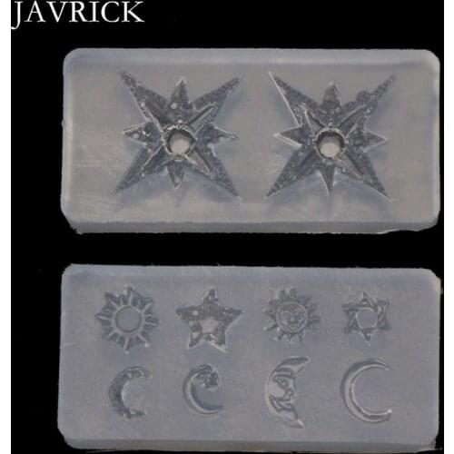 Mini Size Moon Star Sun Resin Jewelry Fillings Resin Silicone Mold Craft Tool DIY Pendant Accessories Jewelry Making Tool