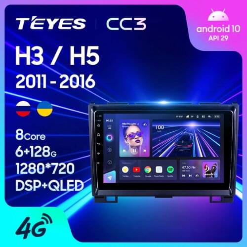 TEYES CC3 For GREAT WALL Haval H3 H5 2011 2013 2014 2015 2016 Car Radio Multimedia Video Player Navigation stereo GPS Android 10 No 2din 2 din dvd