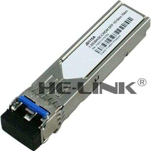 JD115A --1000BASE CWDM SFP 1510nm 80km transceiver (Compatible with HP)