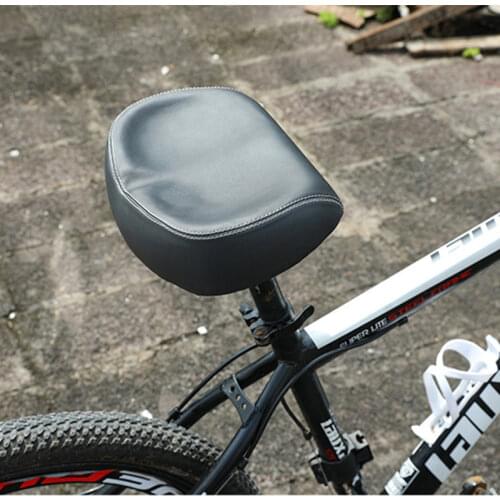 Outdoor Bicycle Saddle Widening Nose Less Mountain Bike Cushion Comfortable Soft Shock Absorption Steric Cycling Pad Seat