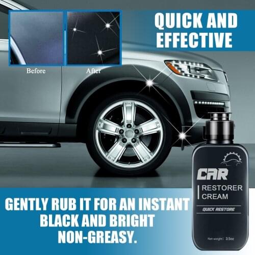 100ml Car Plastic Restorer Ultra Concentrated Car Wash Auto Refurbishment Maintenance Agent Car Ultimate Renovate Tool L3