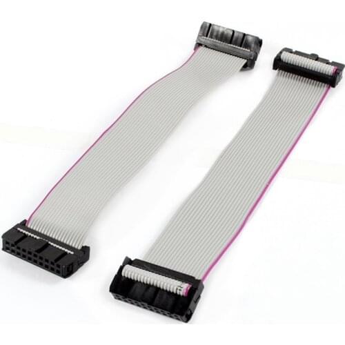 Quality 2 Pieces 2.54 mm Pitch 20 Pin F/F IDC Flat Ribbon Cable Connector
