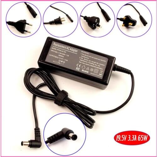 19.5V 3.3A 65W Laptop Ac Adapter Charger for Sony VAIO VGP-AC19V43/VGP-AC19V44 VGP-AC19V48 VGP-AC19V49 VGP-AC19V63 VPC-CW