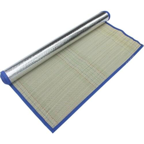 170X59CM Classic Straw Mat For Beach Outdoor Camping Portable Cooling Mat Portable Camping Picnic Pad Sleeping Mat