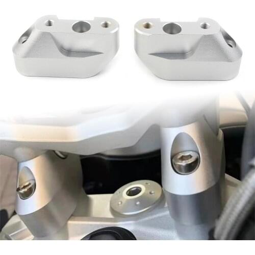 2Pcs Motorcycle CNC Handle Bar Mounts Clamps Risers for BMW R1200RS K54 R 1200 RS 2015 2016 2017 2018