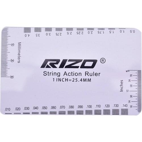 Guitar Accessories String Specification Pillow Scale Measuring Ruler for Guitar Bass Electric 95*63mm