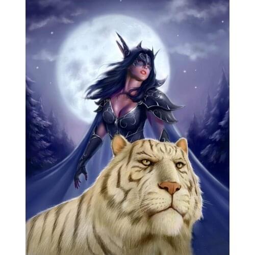 Full Square Drill 5D DIY Diamond Painting "World of Warcraft -Whisperwind" Embroidery Cross Stitch Mosaic Home Decor Gift Y2449