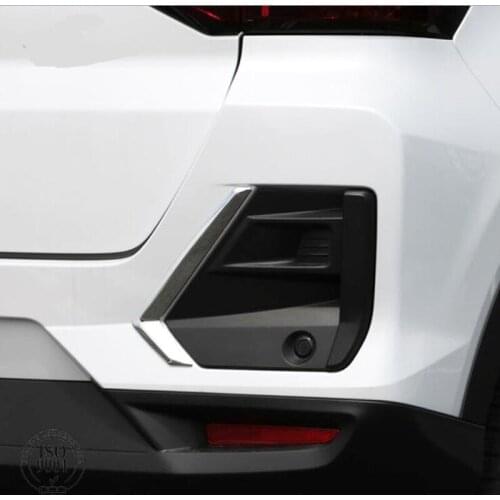 For Toyota Raize 2020 Rear Fog Light Lamp Decor Cover Strips Car Exterior Accessories ABS Chrome