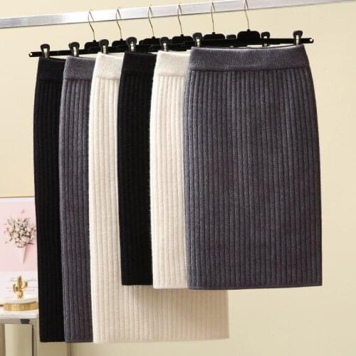 Ehuanhood Women's Knitted Skirts