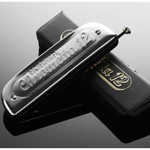 Germany Original Chromatic Harmonica HOHNER 255/48 Chrometta 12 Key of C/ key of G Armonica Mouth Ogans harmonica hohner