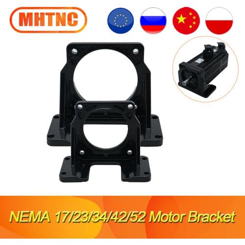 Stepping servo motor Brackets motor seat 42 / 57 / 60 / 80 / 86 / 90 / 110 / 130 / 180 Motor mount for Nema17 nema23 nema34