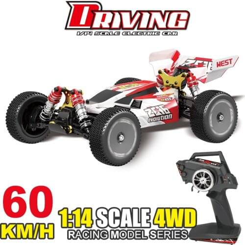 New 1/14 RC Racing Car 550 Motor 60km/h High Speed 2.4GHz 4WD RTR RC Car fast Racing Off-Road Drift Car