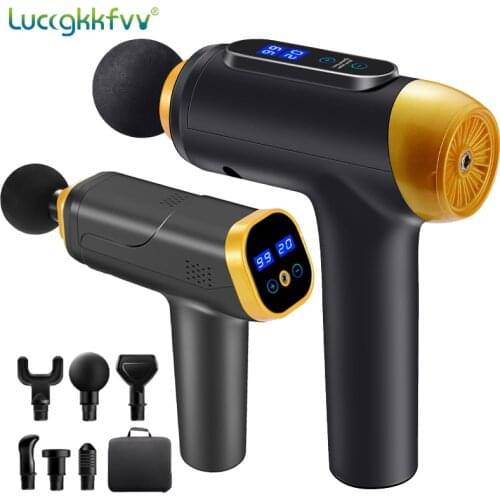 Massage Gun Professional Deep Muscle Massager Pain Relief Body Relaxation Facial Gun Fitness