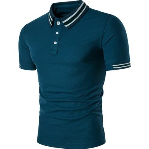 Sheng meng Mens Summer Polos