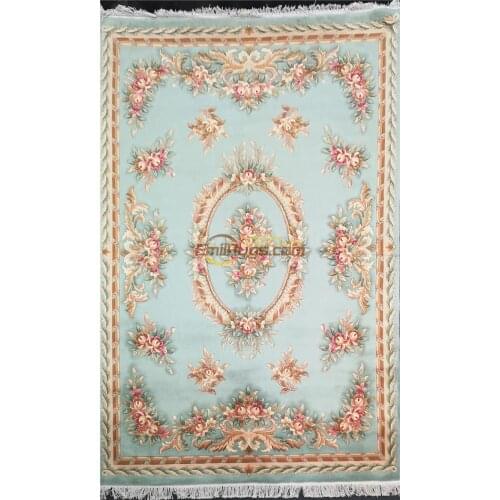 Wool large carpet shaggy rug french knotted Plush Savonnerie Made carpet for bathroomcarpet livingroom carpet3d carpet